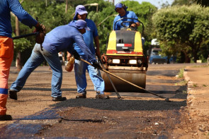 Prefeitura completa mais 72 mil  metros quadrados de tapa-buraco
