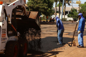Prefeitura completa mais 72 mil  metros quadrados de tapa-buraco