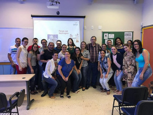 Participantes do curso de Inteligência Emocional, organizado pela Funsaud