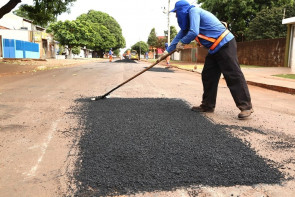 Moradores aprovam novas frentes de  tapa-buracos em áreas estratégicas