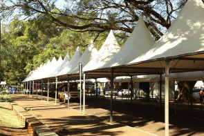 Prefeitura finaliza ajustes na Praça  Antônio João para 41ª Festa Junina