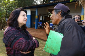 Prefeita Délia visita Missão Univida