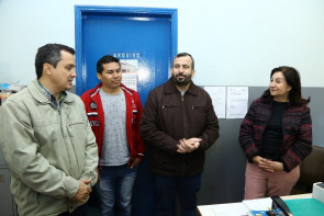 Prefeita Délia visita Missão Univida