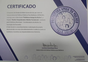 Dourados recebeu Prêmio "Prefeitura  Amiga da Mulher" nesta quarta-feira
