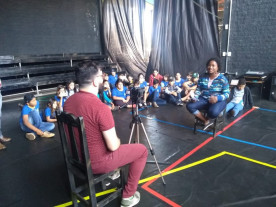 Alunos de Macaúba conhecem em passeio patrimônios histórico-culturais em Dourados