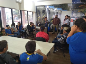 Alunos de Macaúba conhecem em passeio patrimônios histórico-culturais em Dourados