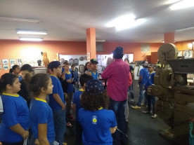 Alunos de Macaúba conhecem em passeio patrimônios histórico-culturais em Dourados