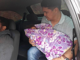 Emoção: Ele estava a caminho do concurso mas resolveu parar e ajudar