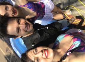 Piscina, celulares prova d’água e gatas molhadas no centro de Dourados