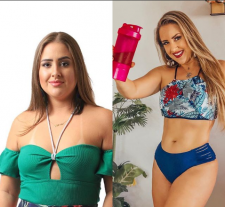 Antes e depois de Patrícia Leitte ex BBB