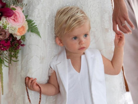 Karina Bacchi e o noivo Amaury Nunes postam fotos do casamento