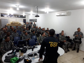 DOF recepciona policiais militares de Goiás