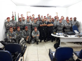 DOF recepciona policiais militares de Goiás