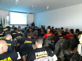 DOF recepciona policiais militares de Goiás