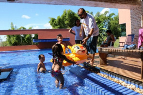 Confraternização equipe 94 FM Dourados