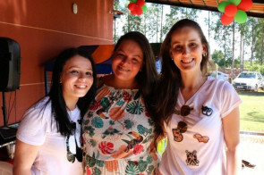 Confraternização equipe 94 FM Dourados