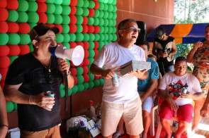 Confraternização equipe 94 FM Dourados