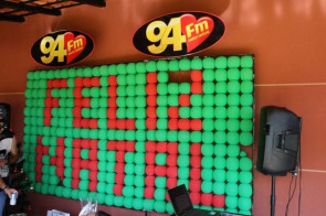 Confraternização equipe 94 FM Dourados