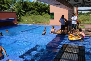 Confraternização equipe 94 FM Dourados