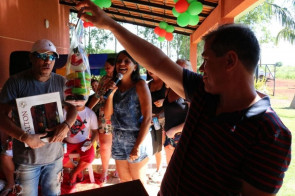 Confraternização equipe 94 FM Dourados