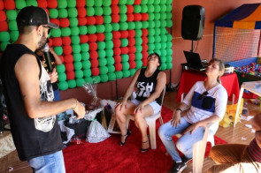 Confraternização equipe 94 FM Dourados