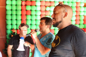 Confraternização equipe 94 FM Dourados