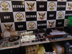 DOF apreende em Paranhos quase três toneladas droga e veículos roubados