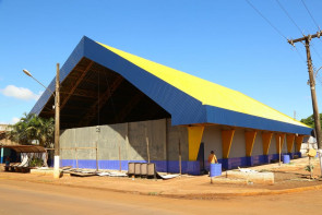 Obra de reforma da poliesportiva  de Vila Vargas entra na fase final