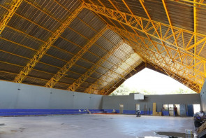 Obra de reforma da poliesportiva  de Vila Vargas entra na fase final