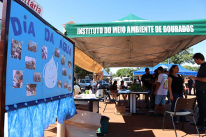 Na Praça, Dia da Água traz mensagens de preservação e combate ao desperdício
