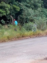 Homem é flagrado furtando arames de área ambiental