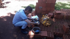 No Centro da cidade, cobertura da ação ‘Sábado sem Mosquito’