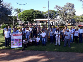 No Centro da cidade, cobertura da ação ‘Sábado sem Mosquito’