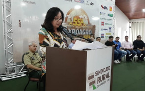 Na abertura da Expoagro, Délia destaca  potencial do agronegócio e agradece parcerias
