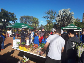 XXII Eco Dourados registra quatro mil visitas e  entrega 500 mudas na Praça Antônio João
