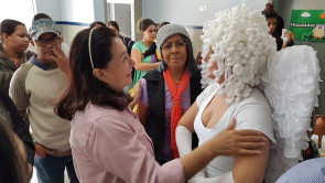 Délia destaca parceria do "Amigos do Peito"  com a Policlínica de Atendimento Infantil