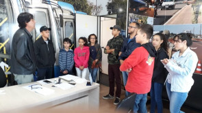 Agetran recebe visita de alunos de robótica do Sesi