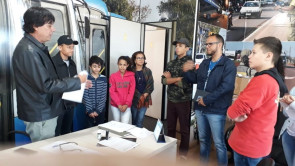 Agetran recebe visita de alunos de robótica do Sesi