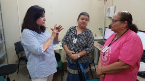 Délia visita Unidade Básica de Saúde do Cachoeirinha