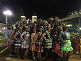 Professores de Educação Física da Reme mostram resultado de estudos continuados na Festa Junina