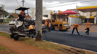 Serviços de reparos no asfalto novo da rua Joaquim Alves Taveira está concluído
