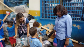 Em visita a Ceim, Délia acompanha  projeto “Sustentabilidade e Cidadania”