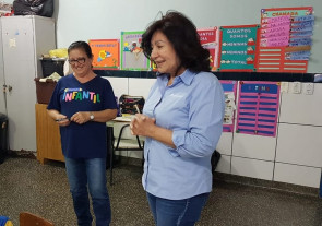 Em visita a Ceim, Délia acompanha  projeto “Sustentabilidade e Cidadania”