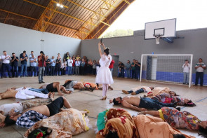 Prefeitura entrega reforma da poliesportiva de Vila Vargas