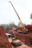 Obras da Avenida Presidente Vargas  avançam a todo vapor em Dourados