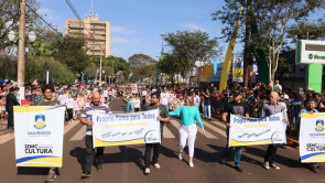 7 DE SETEMBRO: Quatro mil desfilam em Dourados representando 66 instituições