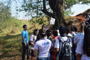 IMAM faz identificação de espécies no Parque Arnulpho Fioravanti com alunos do ensino fundamental