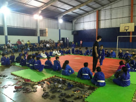 Escola Municipal Bernardina Correa de Almeida realiza Festival de Judô