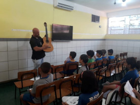 Prefeitura de Dourados leva projeto de  musicalização para as escolas municipais