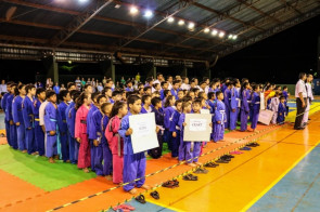 Escolas municipais participam do Festival de Judô do Clube Indaiá